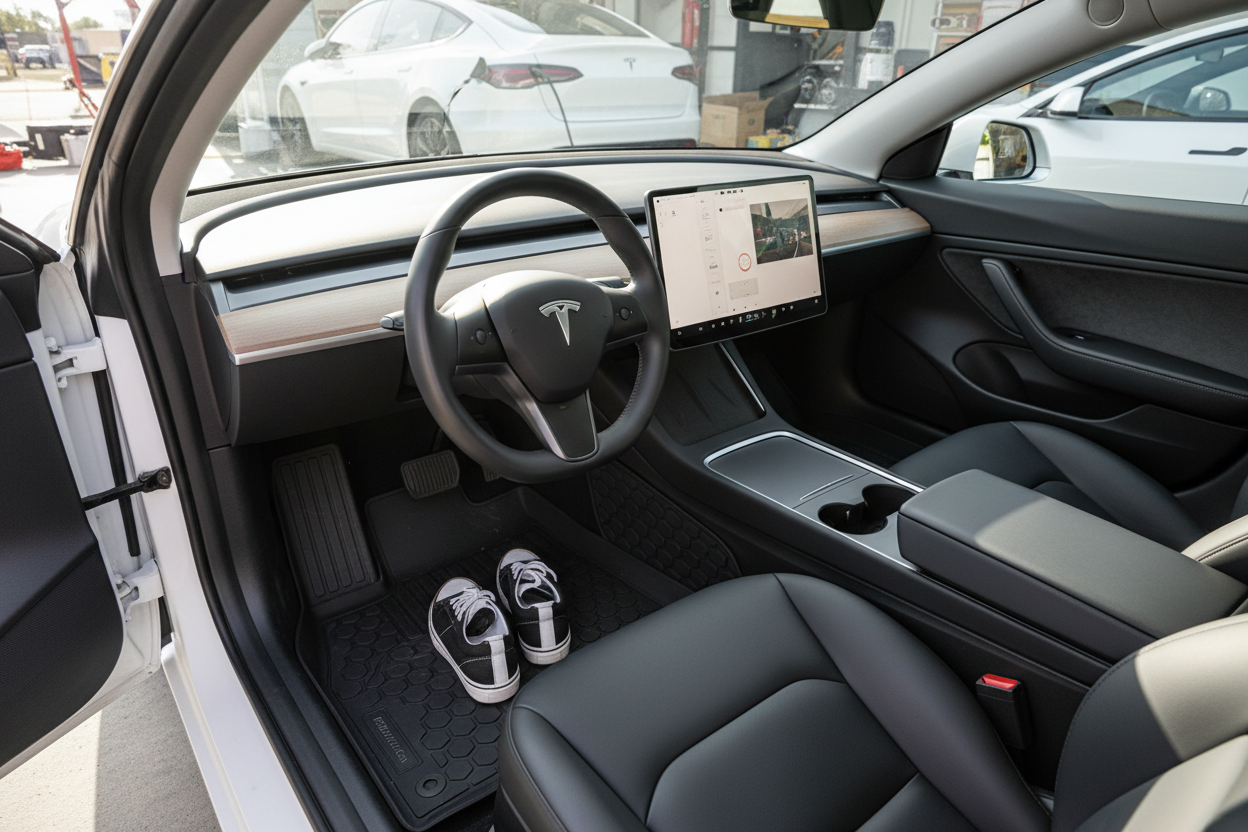 Hitta de perfekta mattorna till din Tesla Model 3